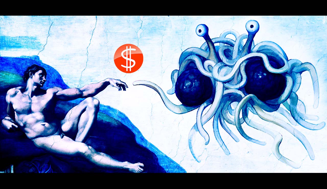 Pastafarian Church of the Flying Spaghetti: How to Make Money Off Of Floating Pasta